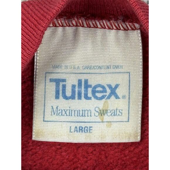 Vintage Buffalo Bills Sweatshirt Large Red NFL Super Bowl Tultex 1992 AFC Champs - Picture 9 of 11